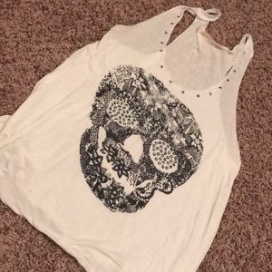 Skull tank top